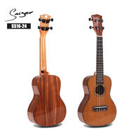 SS16-24 Solid Tops Ukulele for Beginners China Manufacture