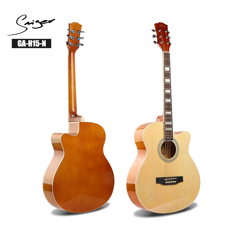 China Factory Wholesale Musical Instrument 40inch Acoustic Guitar