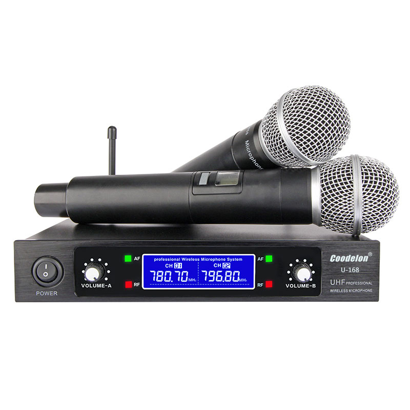 China Factory Sale Wireless Microphone System UHF with Long Working Range