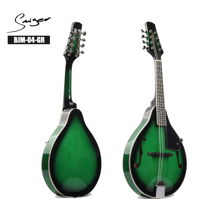 BJM-04 Acoustic Mandolin Instrument A Style 8 Strings Colorful