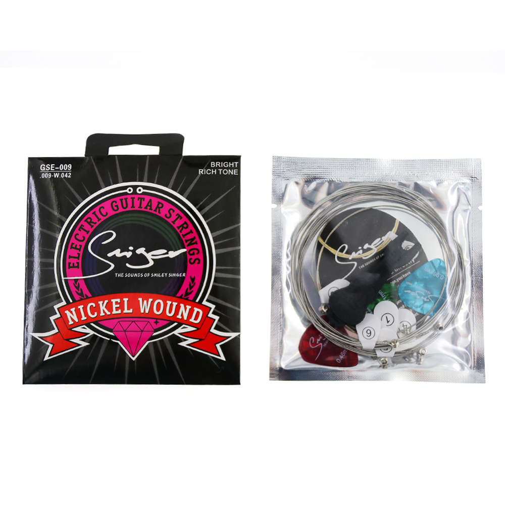 Smigerel Ectric Guitar Strings Nickel Wound Rust Prevention