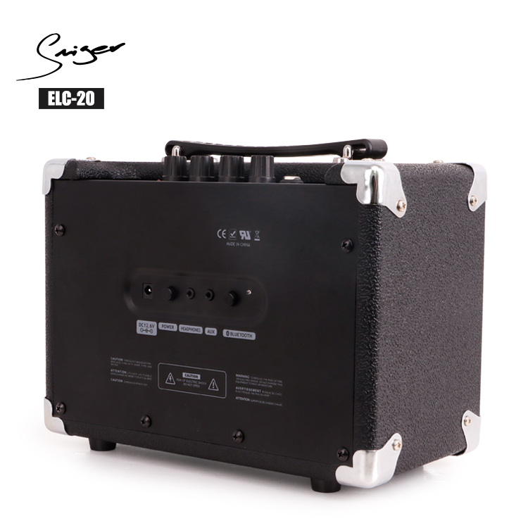 Guitar Amplifier 20W Powered Portable Electric Guitars Speaker 