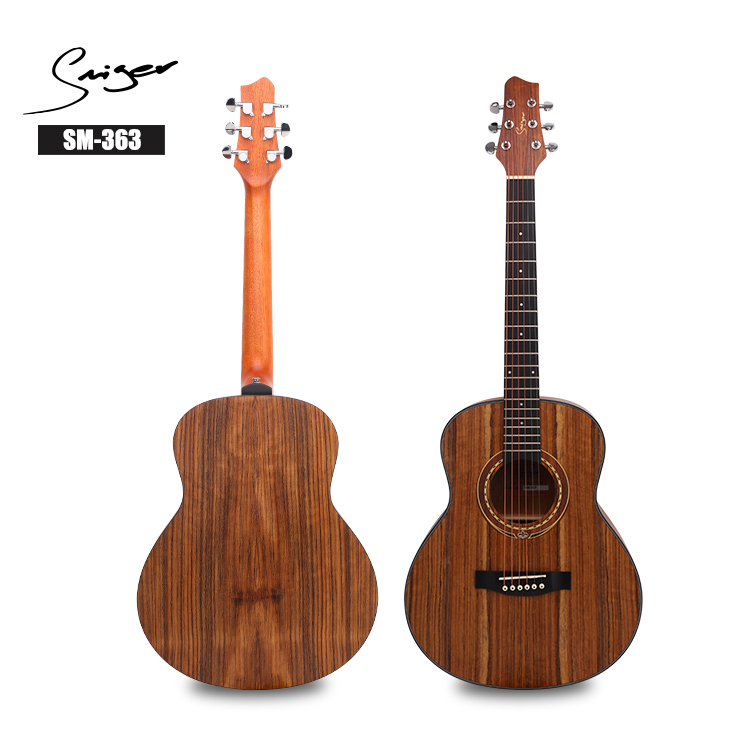Walnut Top And Back 36" (3/4) Acoustic Guitar with Satin Finishing