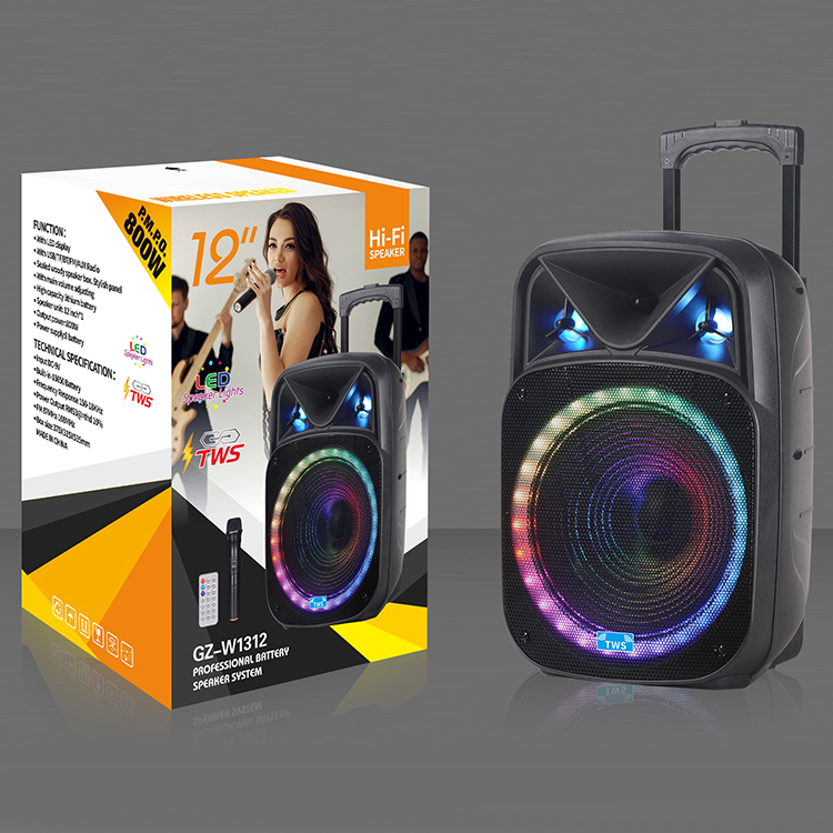 Portable Trolley Speaker Rechargeable Manufacture Wholesale OEM