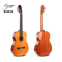 Cheap Price Custom 39 Inch Flamenco Classical Guitar