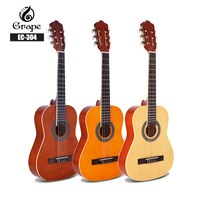 EC-304 Smiger Classical Guitar 1/2 Size 34” Inch Nylon Strings Classical Acoustic Guitar for Beginner Students Children