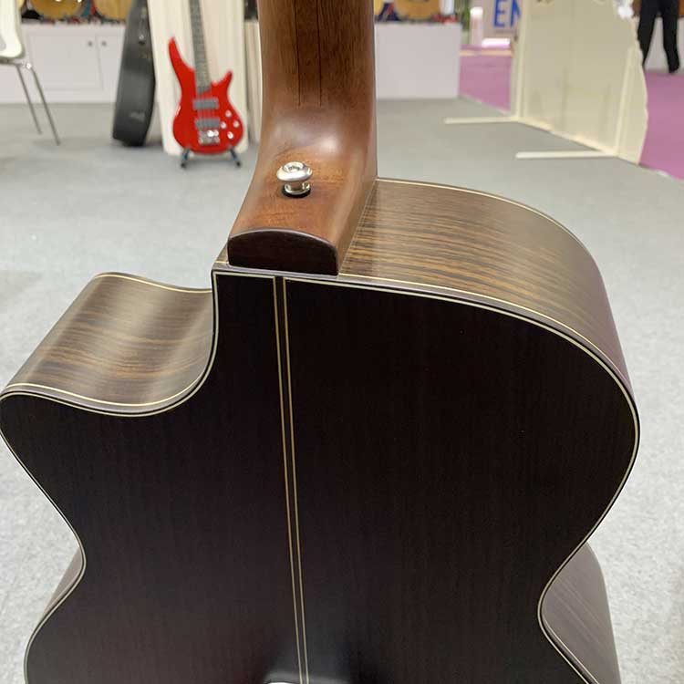 All solid basswood acoustic guitar high end LR4-40 guitar acoustic spruce top mahogany back glossy panel guitar